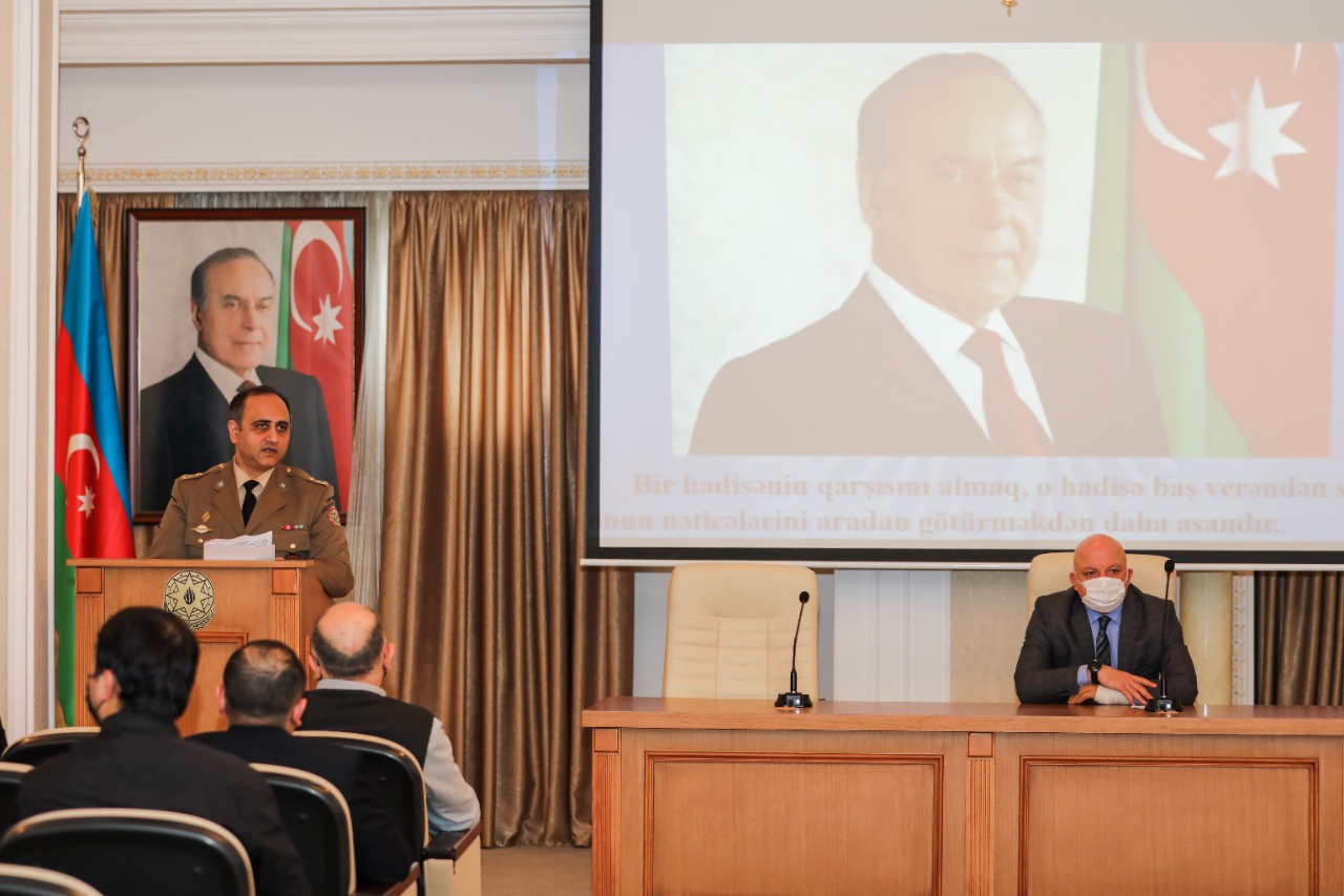 1 mart - Ümumdünya Mülki Müdafiə Günü” münasibətilə tədbir keçirilib