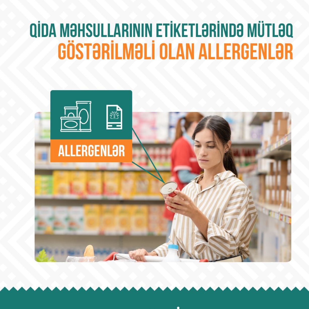 Qida məhsullarının etiketində allergenlər mütləq qeyd edilməlidir