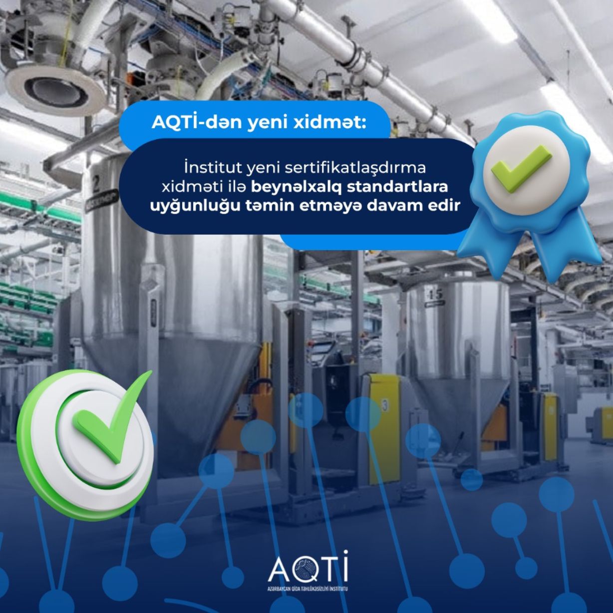 AQTİ yeni sertifikatlaşdırma xidməti ilə beynəlxalq standartlara uyğunluğu təmin etməyə davam edir