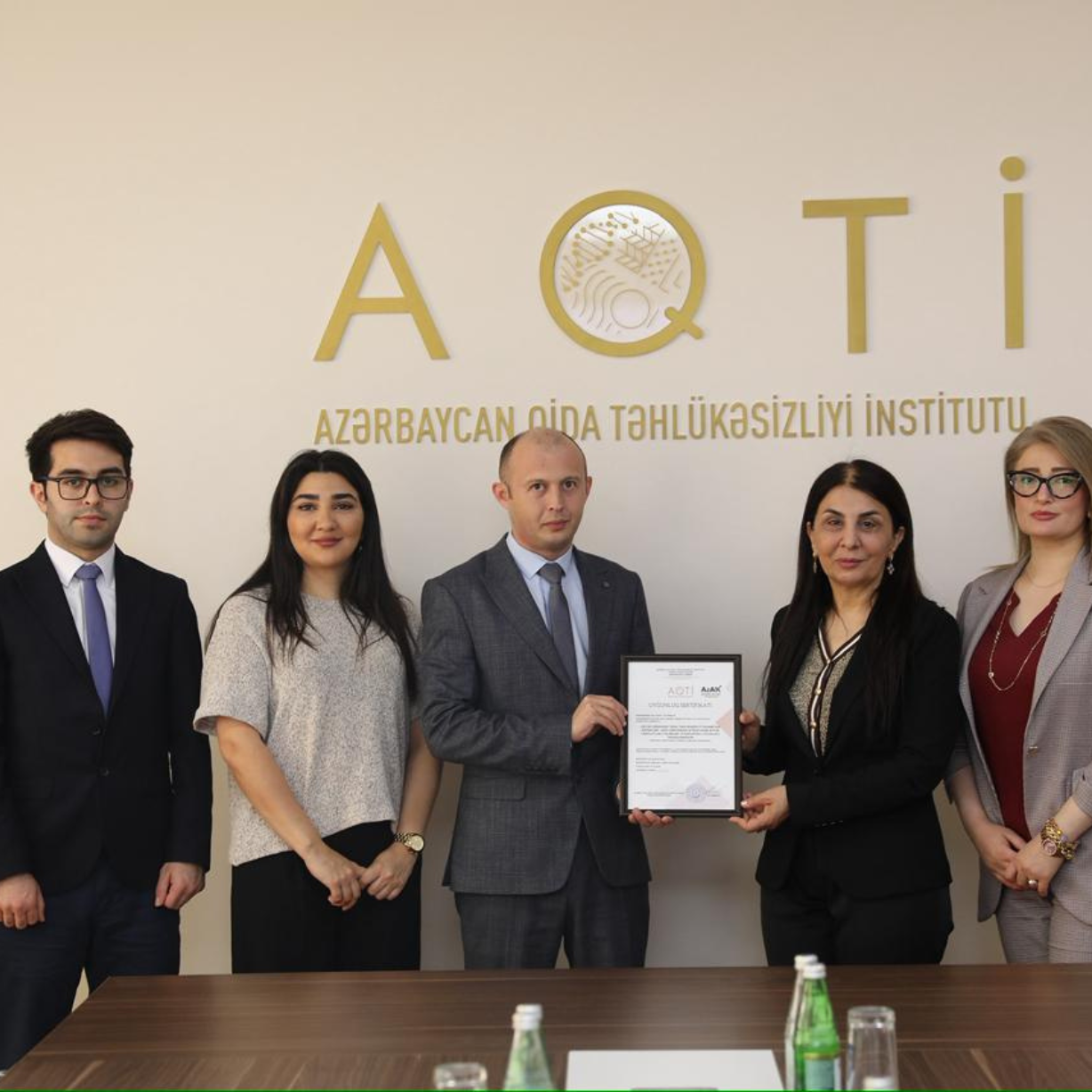 AQTİ daha bir şirkəti beynəlxalq keyfiyyət standartına uyğun sertifikatla təltif edib