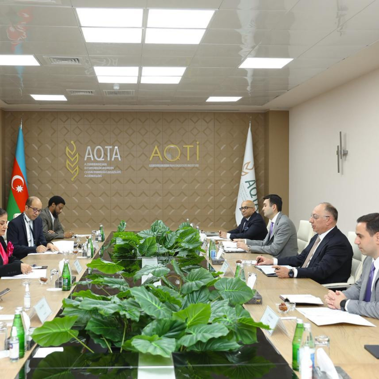 AQTA sədri Qoşqar Təhməzli IFAD nümayəndə heyəti ilə görüşüb
