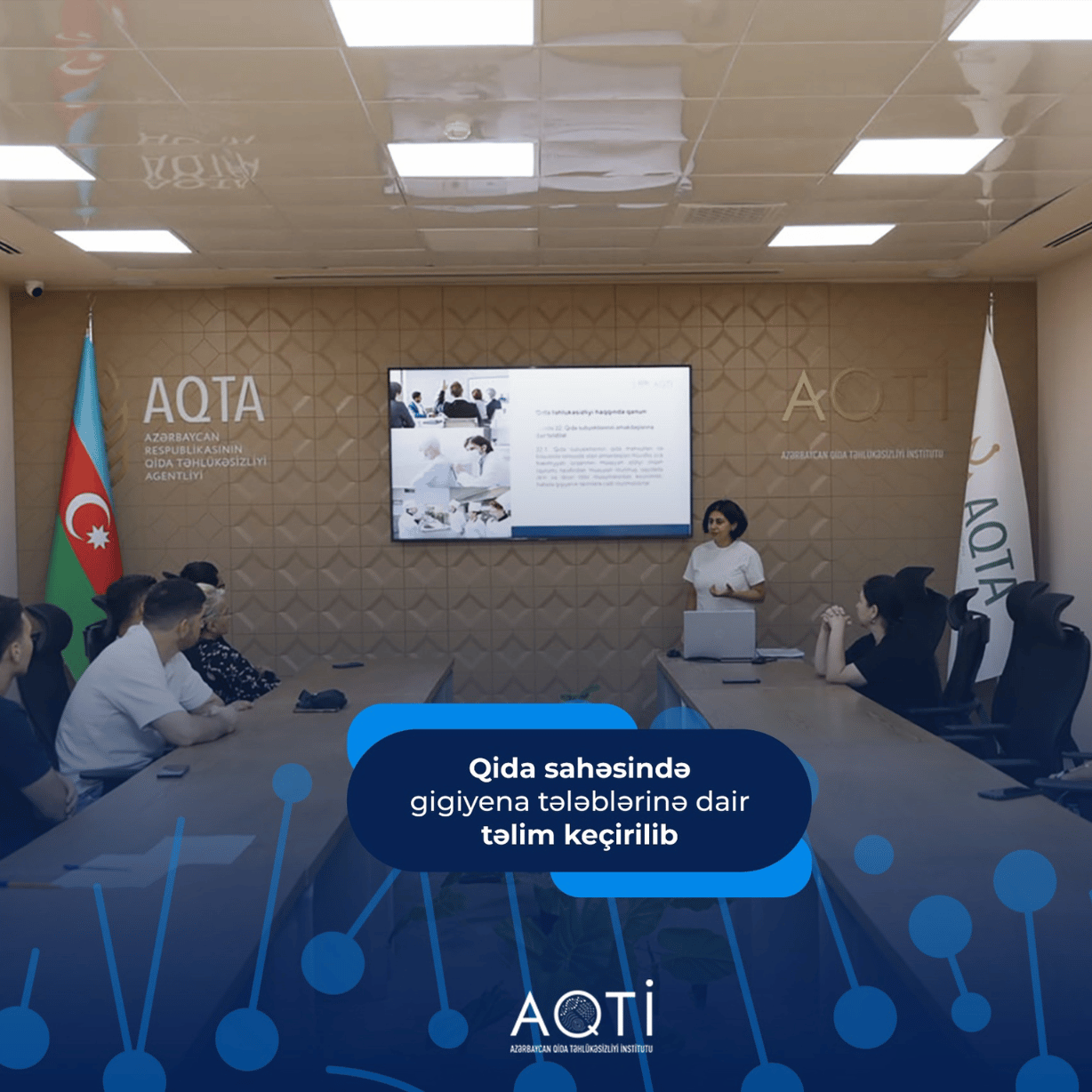 Qida sahəsində gigiyena tələblərinə dair təlim keçirilib