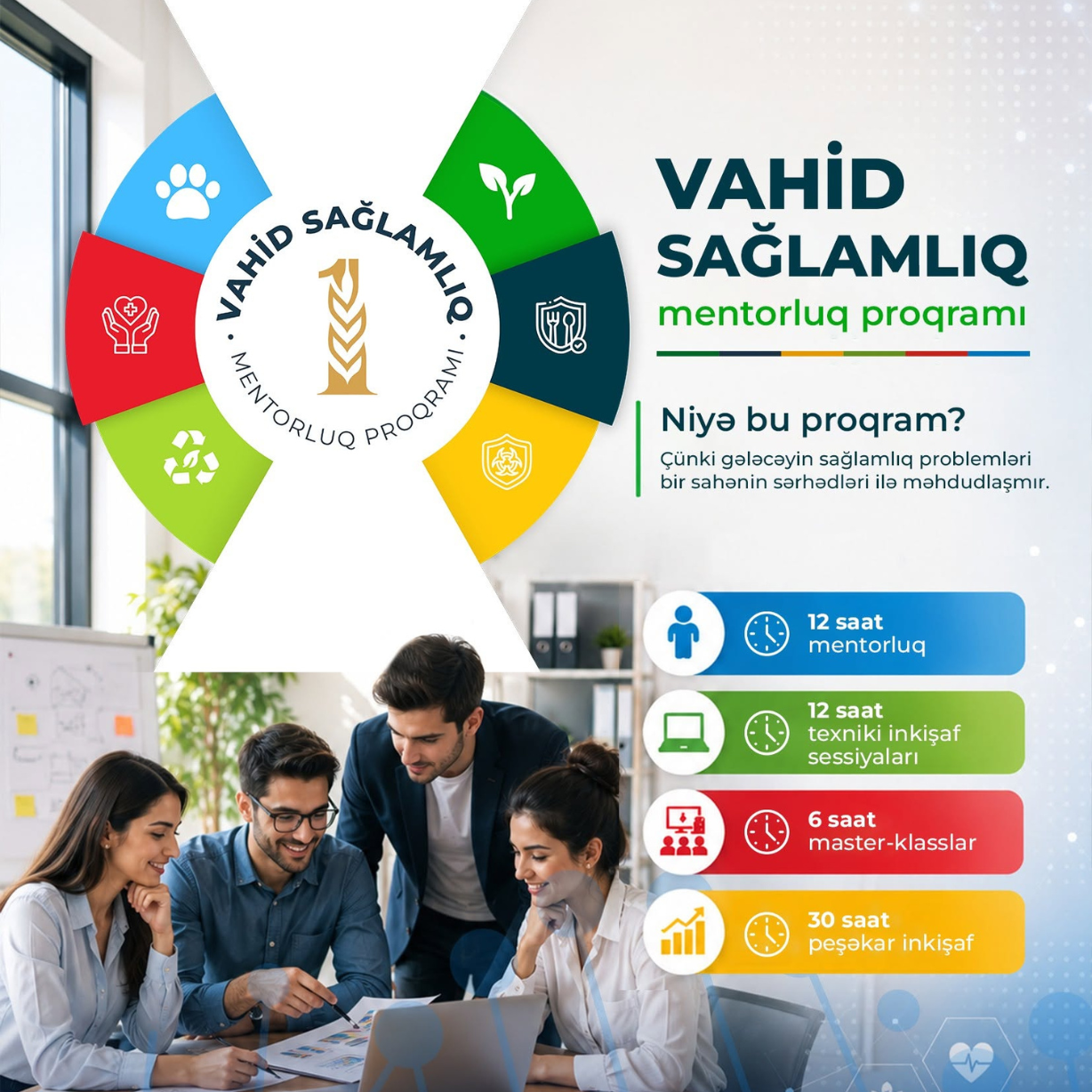 “Vahid Sağlamlıq” mentorluq proqramına qoşulan tələbələr nələr əldə edəcək?