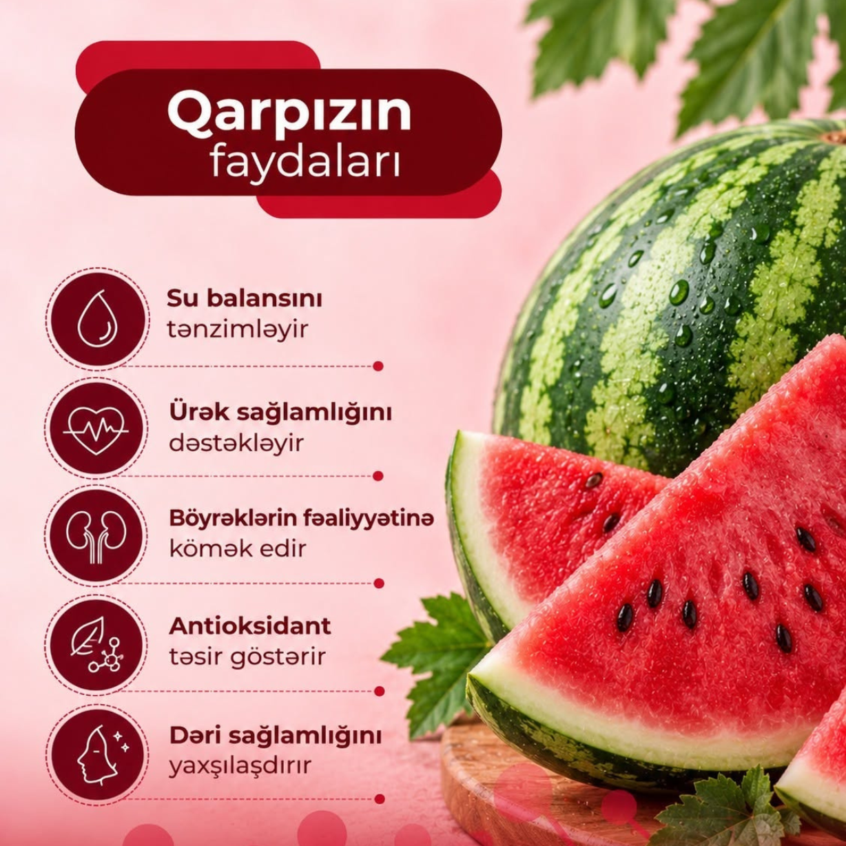 Qarpızın faydaları