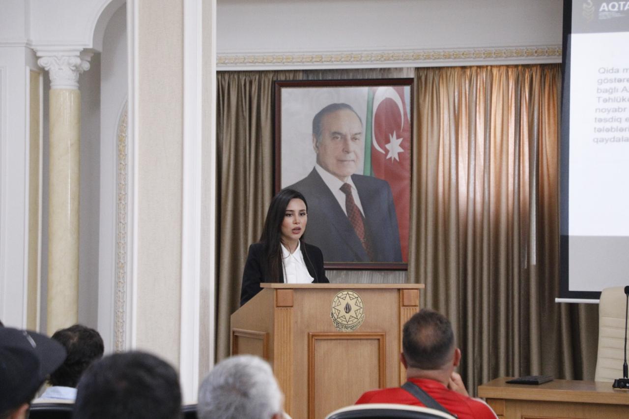 AQTİ-də daşınma və çatdırılma xidmətlərinə dair növbəti təlim keçirilib