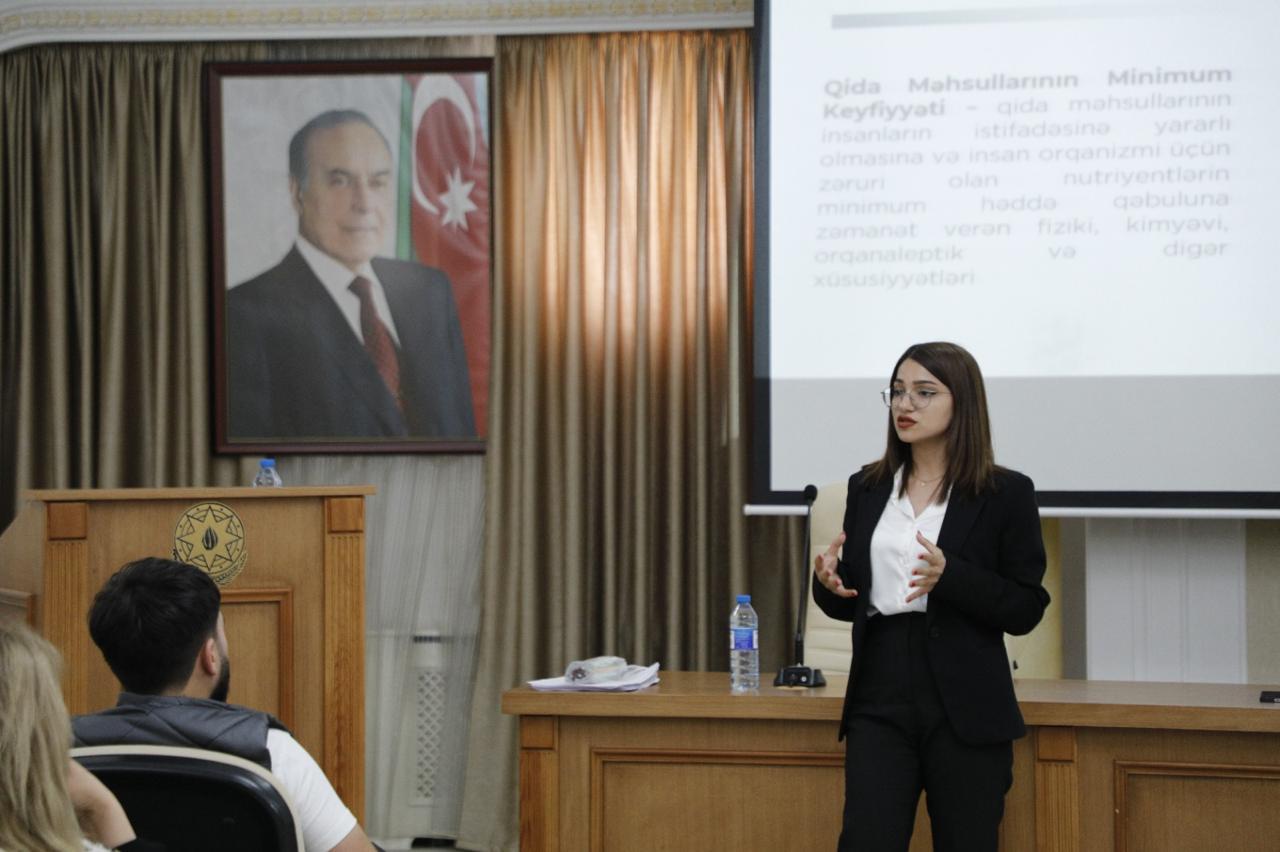 AQTİ-də “Qida sahəsində gigiyena tələbləri” mövzusunda təlim keçirilib