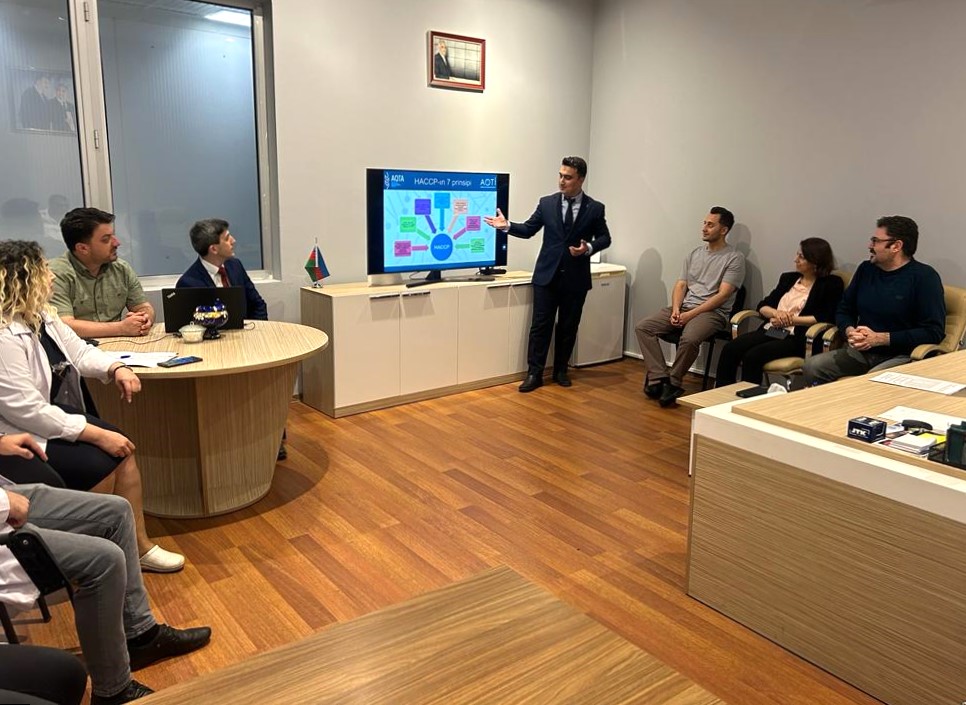 AQTİ HACCP prinsiplərinə dair təlimləri davam etdirir