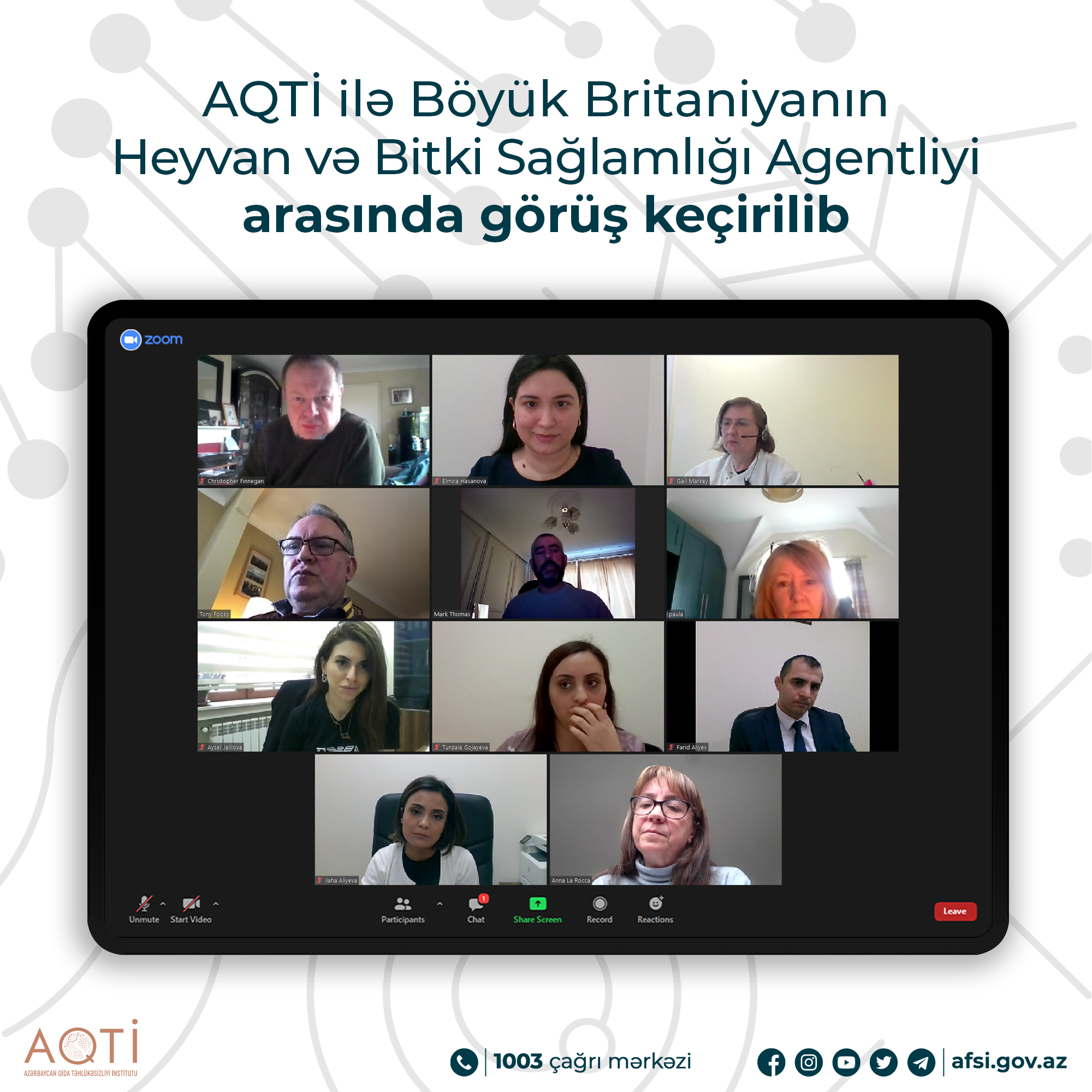 AQTİ ilə APHA arasında görüş keçirilib