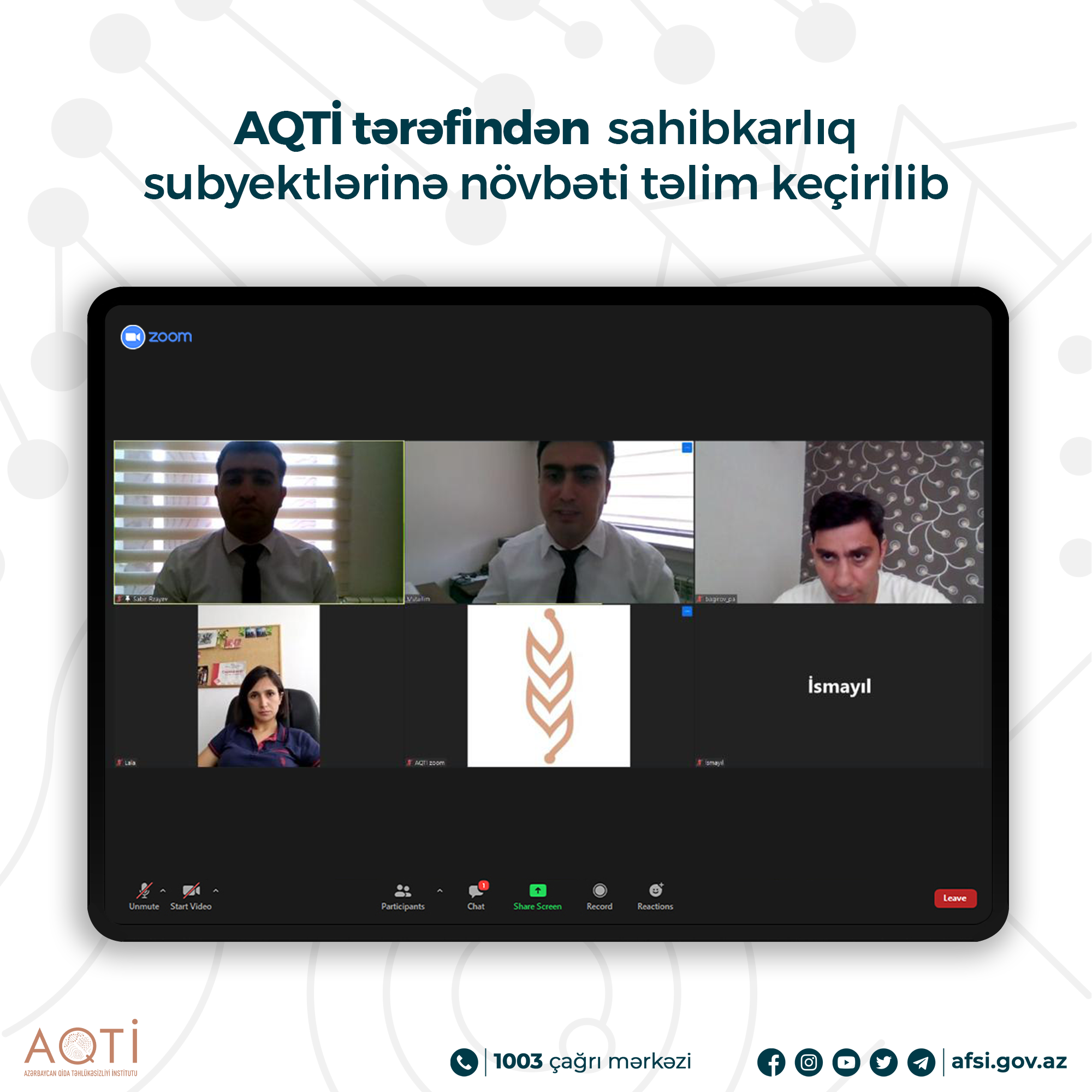 AQTİ tərəfindən sahibkarlıq subyektlərinə növbəti təlim keçirilib