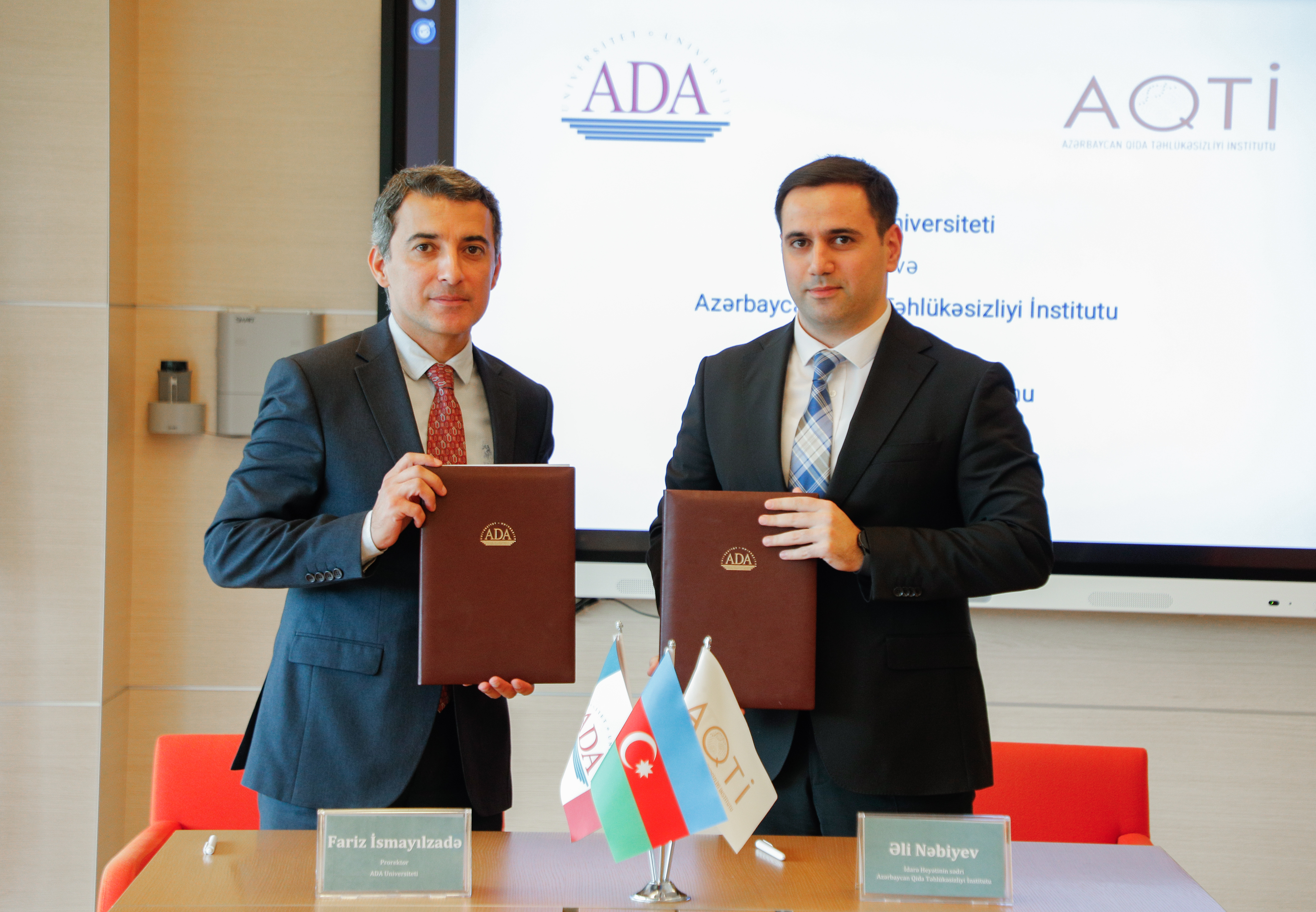 AQTİ və ADA Universiteti arasında Anlaşma Memorandumu imzalanıb