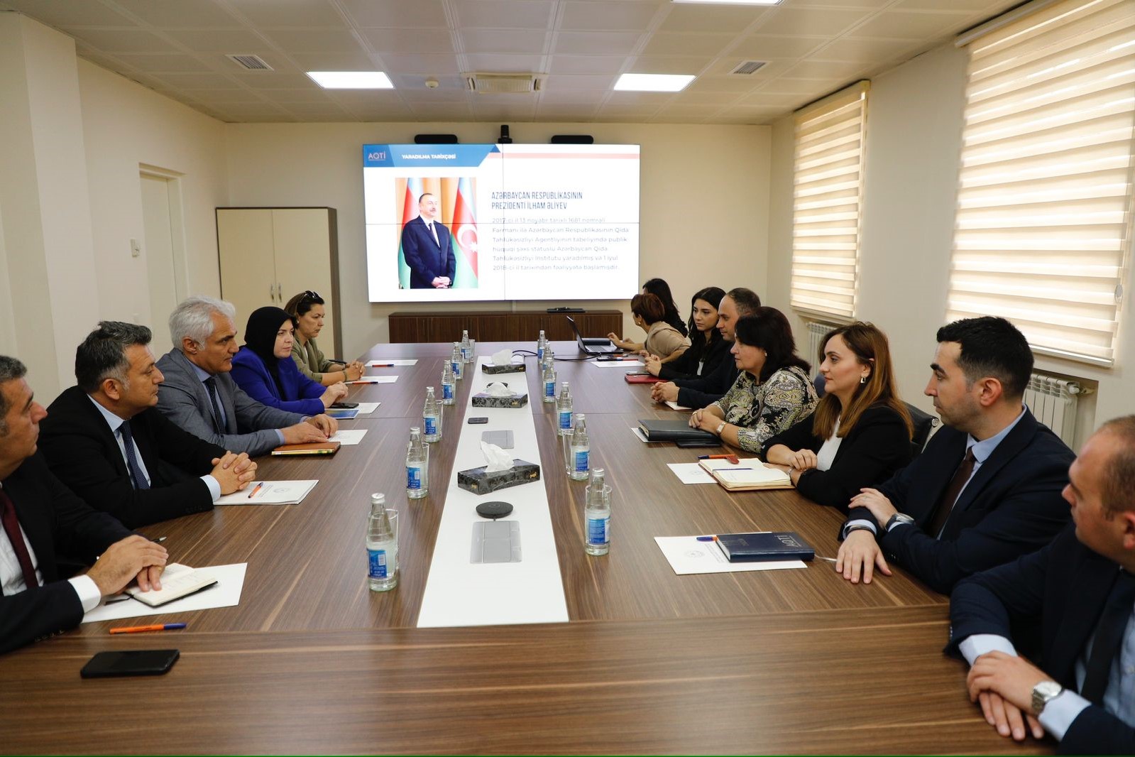 Türkiyəli mütəxəssislər AQTİ laboratoriyalarında olublar