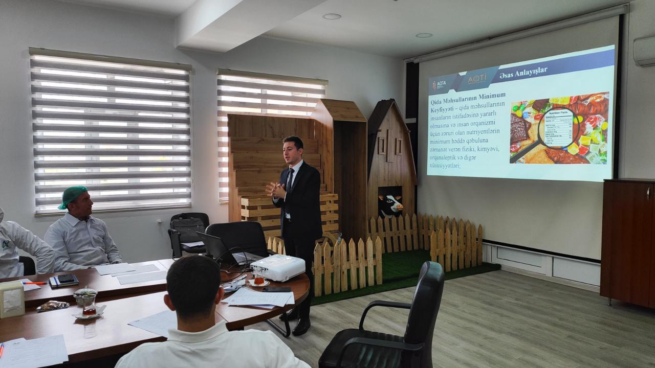 “Qida sahəsində gigiyena tələbləri” mövzusunda təlimlər davam etdirilir